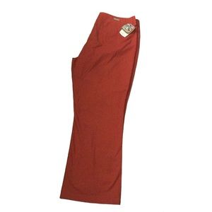 NWT WOOLRICH Burnt Orange Fall Pants Size 18
